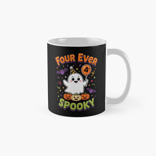 Item preview, Four Ever Spooky Halloween Ghost Birthday Party designed and sold by Redgiant87x.