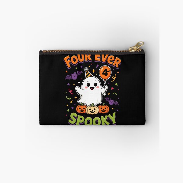 Item preview, Four Ever Spooky Halloween Ghost Birthday Party designed and sold by Redgiant87x.