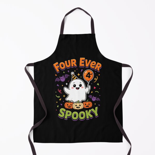 Item preview, Four Ever Spooky Halloween Ghost Birthday Party designed and sold by Redgiant87x.