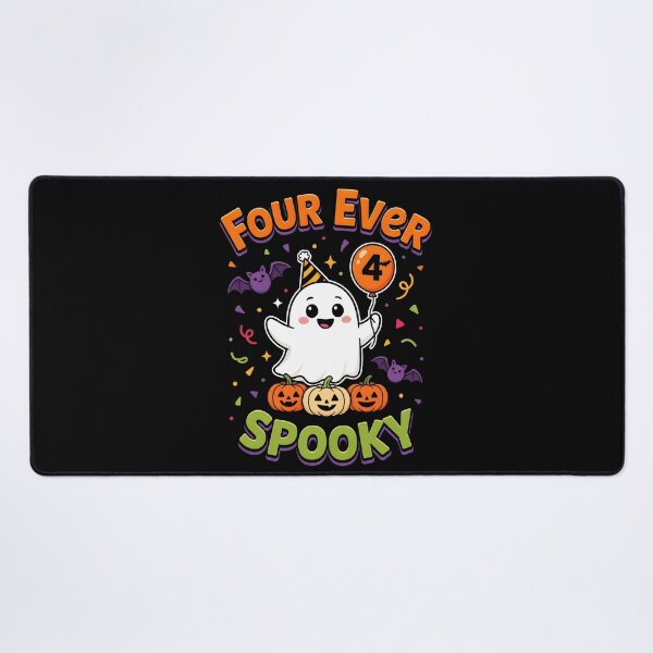 Item preview, Four Ever Spooky Halloween Ghost Birthday Party designed and sold by Redgiant87x.