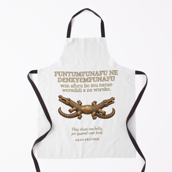 Item preview, Akan Crossed Crocodiles — One Belly Proverb designed and sold by Larkfound Studio.