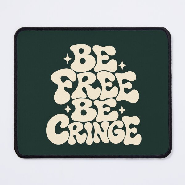 Item preview, Be Free Be Cringe - Retro Groovy Typography designed and sold by NOXSCORP.