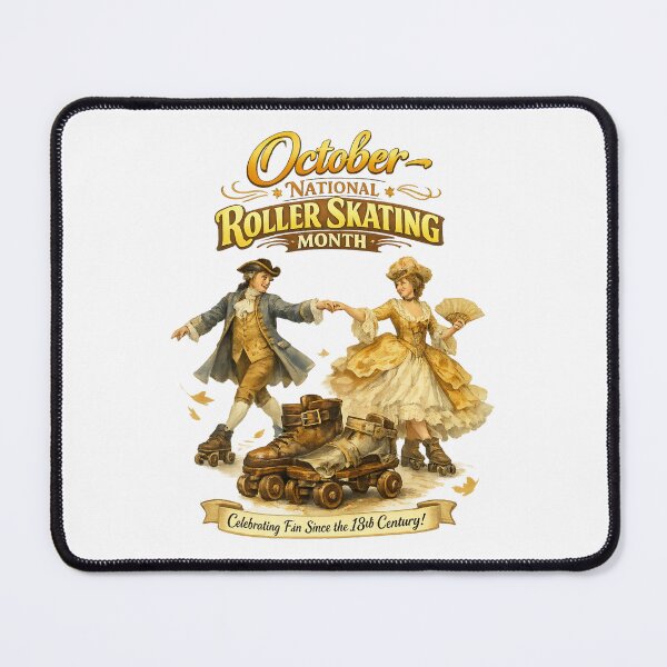 Item preview, October – National Roller Skating Month designed and sold by  ViralVisionsCreating .