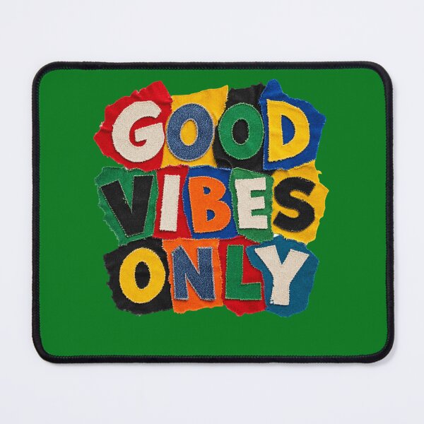 Item preview, Good Vibes Only Patchwork Retro designed and sold by freshwear design.