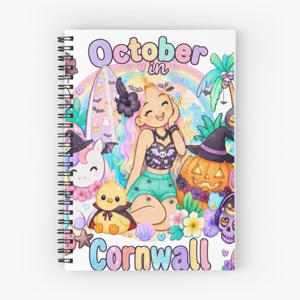 Item preview, Cute Pastel Goth Halloween - October in Cornwall Kawaii designed and sold by TheChalkyFox.