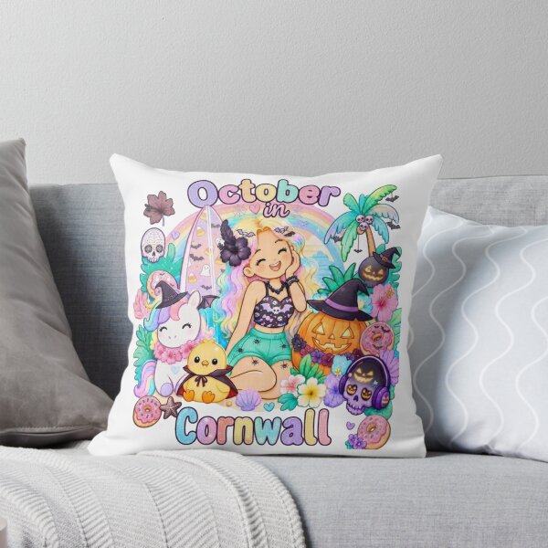 Item preview, Cute Pastel Goth Halloween - October in Cornwall Kawaii designed and sold by TheChalkyFox.