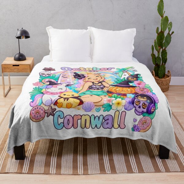 Item preview, Cute Pastel Goth Halloween - October in Cornwall Kawaii designed and sold by TheChalkyFox.