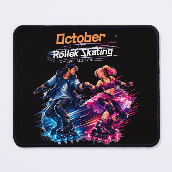 Item preview, October – National Roller Skating Month designed and sold by  ViralVisionsCreating .