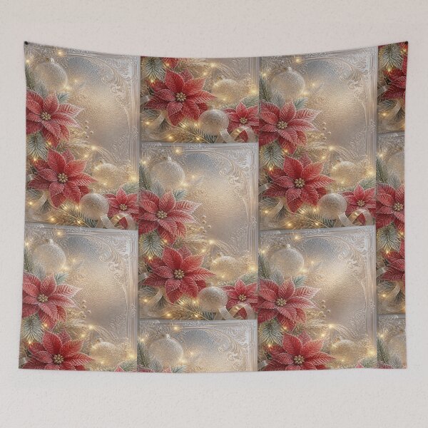 Item preview, Copy of Elegant Christmas with poinsettias designed and sold by BriSher.