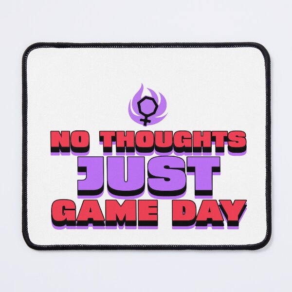 Item preview, No Thoughts just Game Day Women's Sports T-shirt designed and sold by OhThatTee.