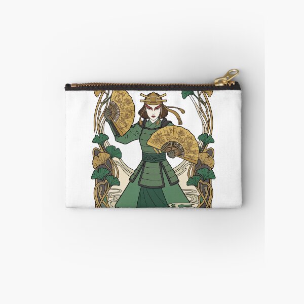 Aperçu de l'œuvre Suki Kyoshi Guerrier Éventail Doré Art Nouveau créée et vendue par GEODES STUDIO.