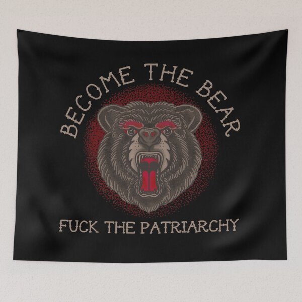 Item preview, BECOME THE BEAR (FEMINIST) designed and sold by remerasnerdas.