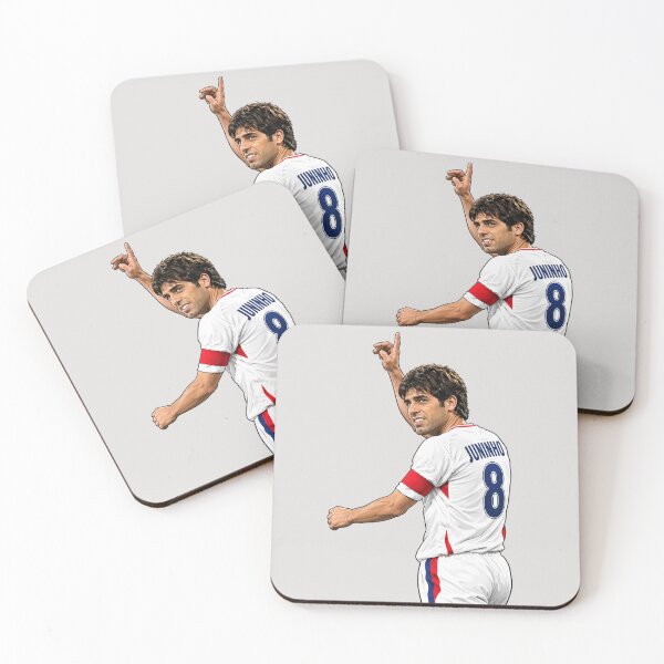 Aperçu de l'œuvre Juninho Pernambucano Lyon 8 créée et vendue par VRedBaller.
