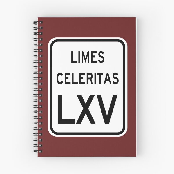 Item preview, Speed Limit 65 MPH in Latin: Limes Celeritas LXV designed and sold by Karate Octopus.