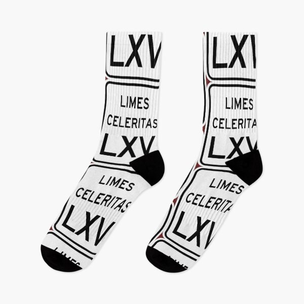 Item preview, Speed Limit 65 MPH in Latin: Limes Celeritas LXV designed and sold by Karate Octopus.