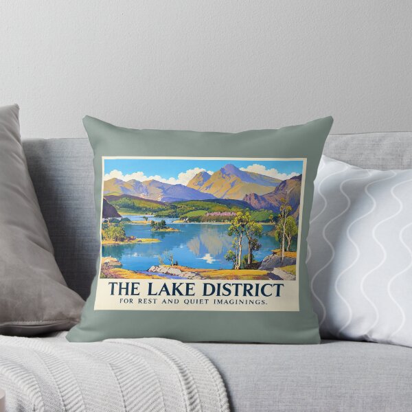 Item preview, El Distrito de los Lagos - Cartel de viaje británico antiguo designed and sold by Grove of Things.