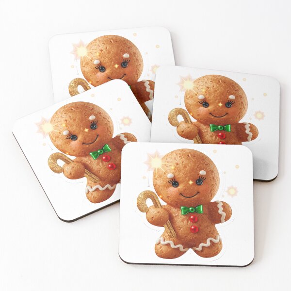 Item preview, Gingerbread Man with Green Bow Design designed and sold by MargaretPolanco.