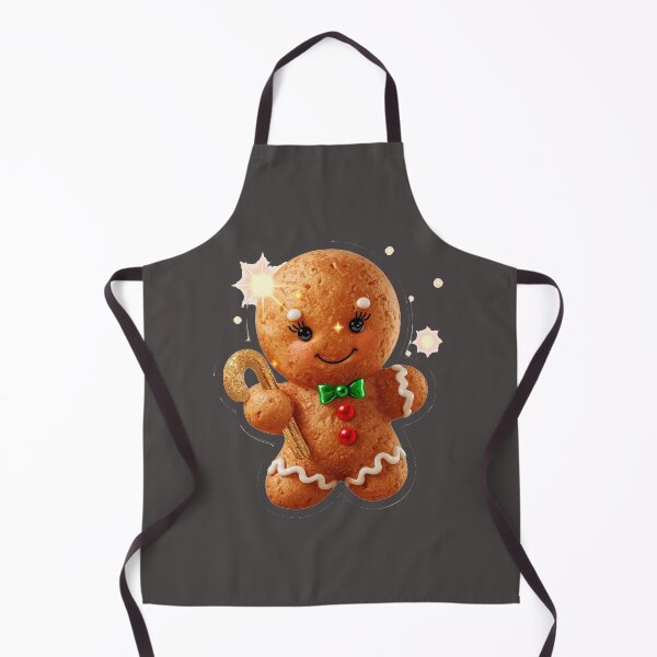 Item preview, Gingerbread Man with Green Bow Design designed and sold by MargaretPolanco.