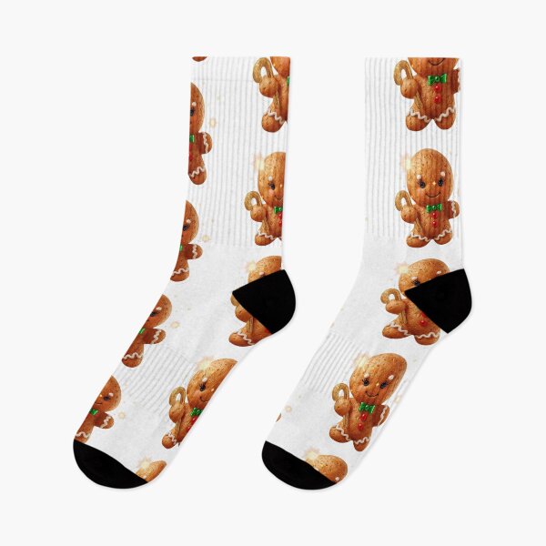 Item preview, Gingerbread Man with Green Bow Design designed and sold by MargaretPolanco.