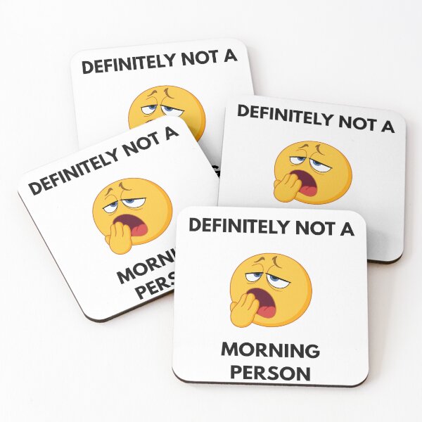 Item preview, Definitely Not A Morning Person Funny Sarcastic designed and sold by Jelicint.