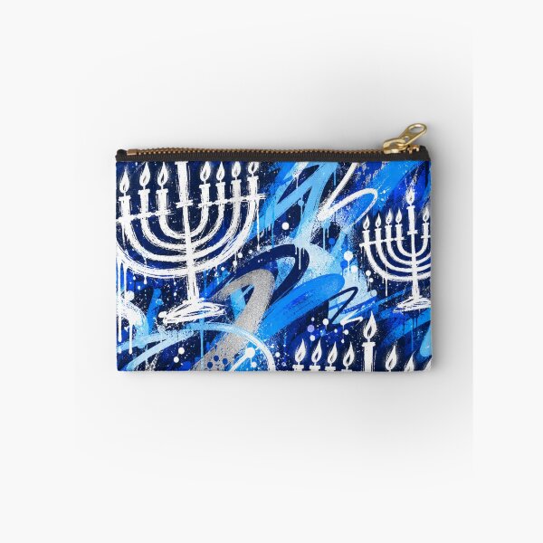 Item preview, Graffiti Hanukkah Menorah designed and sold by Kaleidastar.