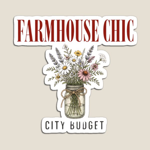 Item preview, Farmhouse Chic City Budget Wildflowers designed and sold by The Vault Shop.
