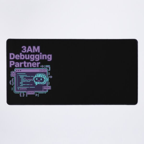 Artikelvorschau, Debugging-Partner um 3 Uhr morgens – Geschenk für Entwickler in der Nacht entworfen und verkauft von Ixnor.
