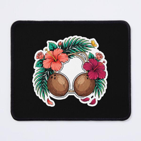 Item preview, Coconut Bra Hawaiian Tropical Costume Luau Party Humor designed and sold by Redgiant87x.