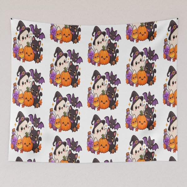 Item preview, Tiny Halloween Party – Cute Kawaii Halloween designed and sold by InspiredCreatives.
