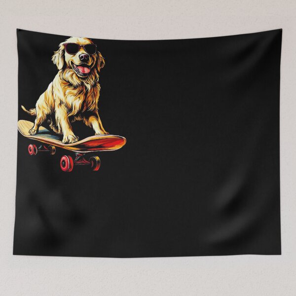 Item preview, Golden Retriever Skater designed and sold by Soulskier.