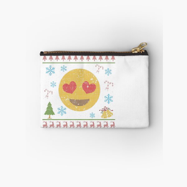 Item preview, Heart Eyes Happy Emoticon Christmas Ugly Shirt Smiley designed and sold by shoppzee.
