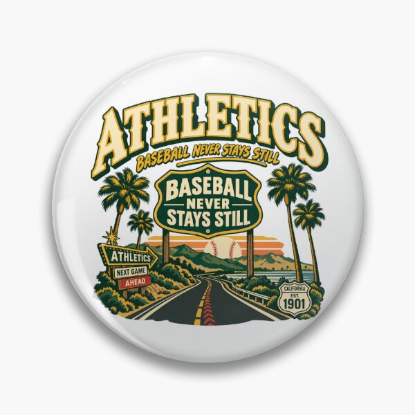 Item preview, Athletics Baseball Never Stays Still Roadtrip designed and sold by Dresut.