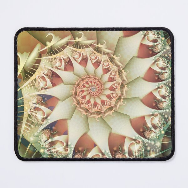 Item preview, Complex Fractal Geometry Spiral Star Art designed and sold by pinkal.