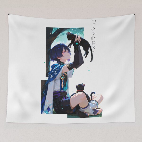 Item preview, Scaramouche / Wanderer Genshin Impact: A Place Beneath the Open Sky designed and sold by NarwhalXV.