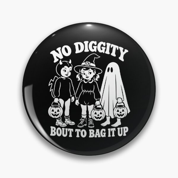 Item preview, No Diggity Halloween Bout To Bag It Up designed and sold by gunaone-design.