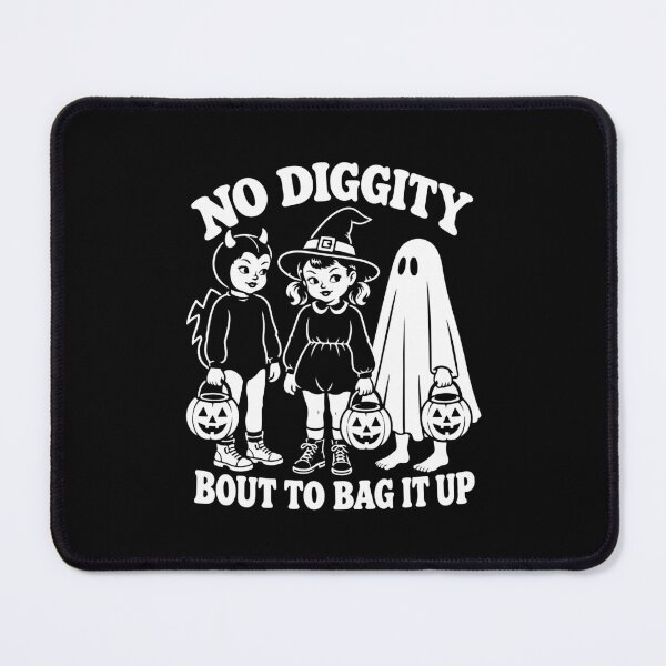 Item preview, No Diggity Halloween Bout To Bag It Up designed and sold by gunaone-design.