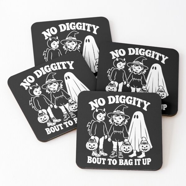 Item preview, No Diggity Halloween Bout To Bag It Up designed and sold by gunaone-design.
