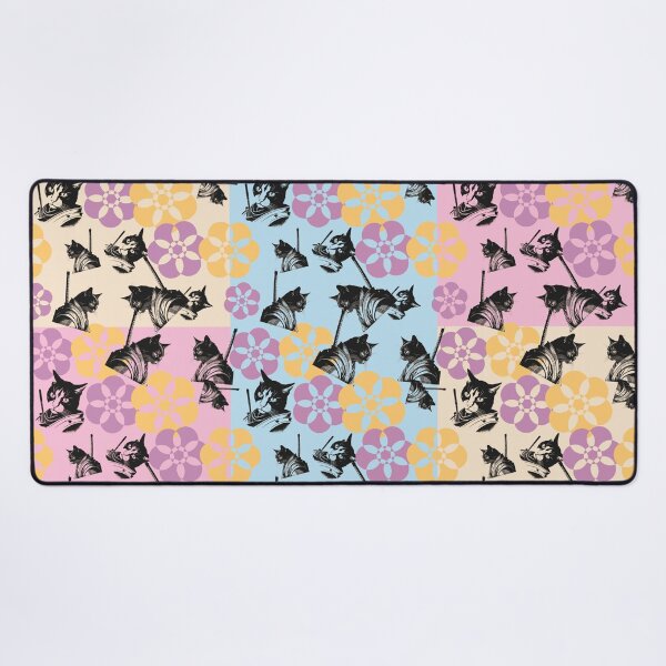 Item preview, Pastel Killer Cat Blossom designed and sold by Cathedral of Curiosity.
