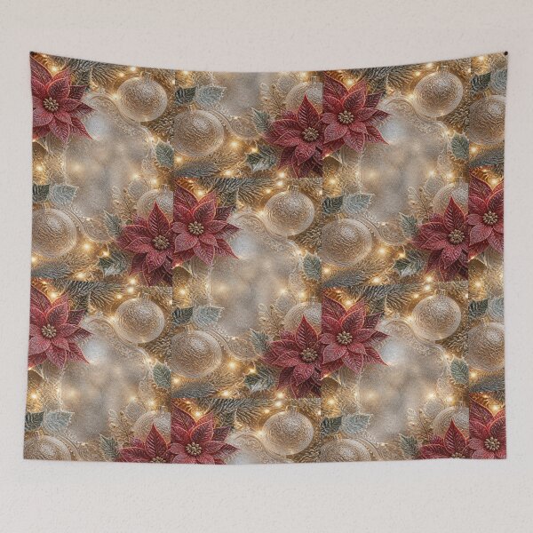 Item preview, Copy of Copy of Elegant Christmas with poinsettias designed and sold by BriSher.