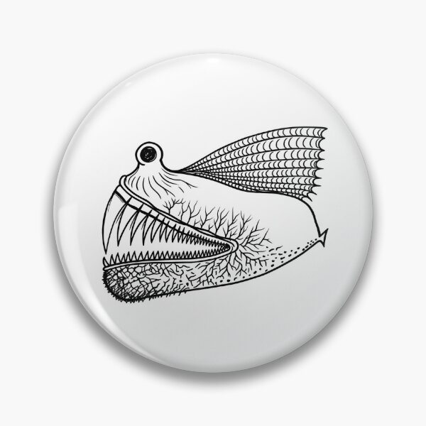 Item preview, Surreal Deep Sea Creature – Weird Black Ink Monster designed and sold by urkog.