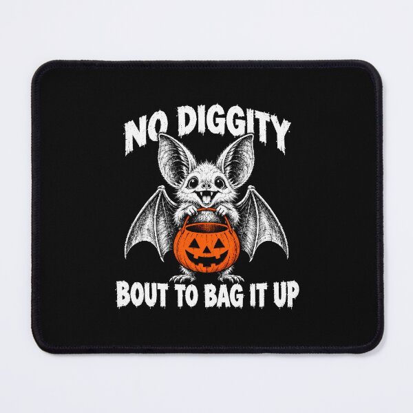 Item preview, No Diggity Funny Bat Trick Or Treat Halloween designed and sold by gunaone-design.