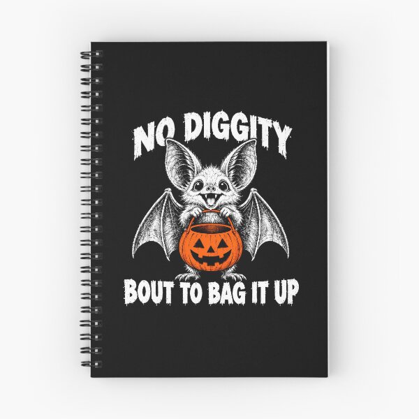 Item preview, No Diggity Funny Bat Trick Or Treat Halloween designed and sold by gunaone-design.