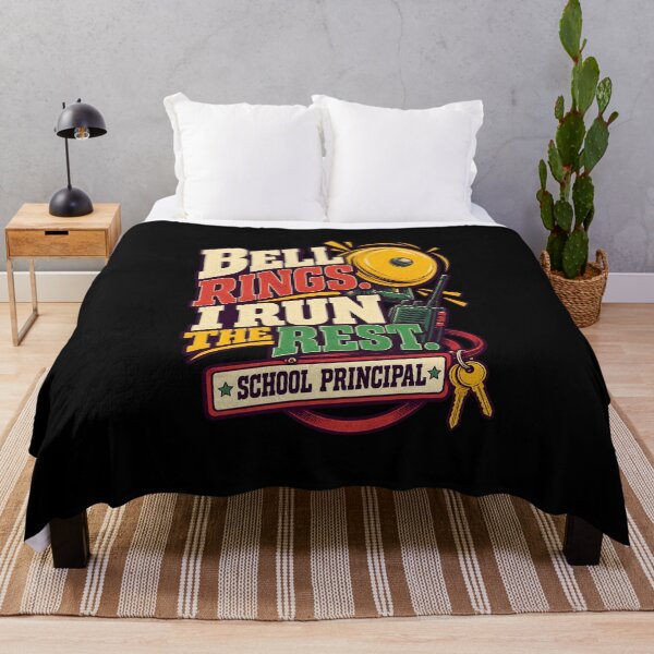 Item preview, Bell Rings I Run The Rest - School Principal Humor designed and sold by MOTIFOLK.
