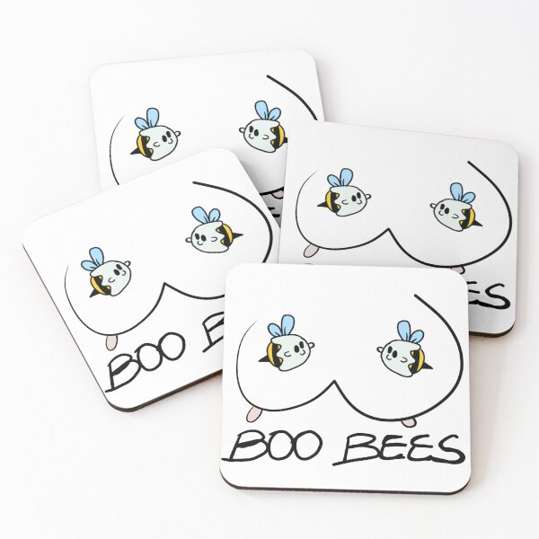 Item preview, Cute Boobees Duo – Funny Kawaii Couple Characters designed and sold by ForcePrint.
