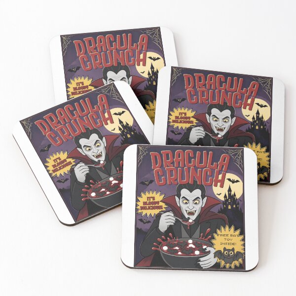 Item preview, Dracula Crunch Retro Vampire Cereal Box Parody designed and sold by clc7000.
