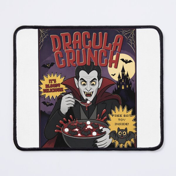 Item preview, Dracula Crunch Retro Vampire Cereal Box Parody designed and sold by clc7000.