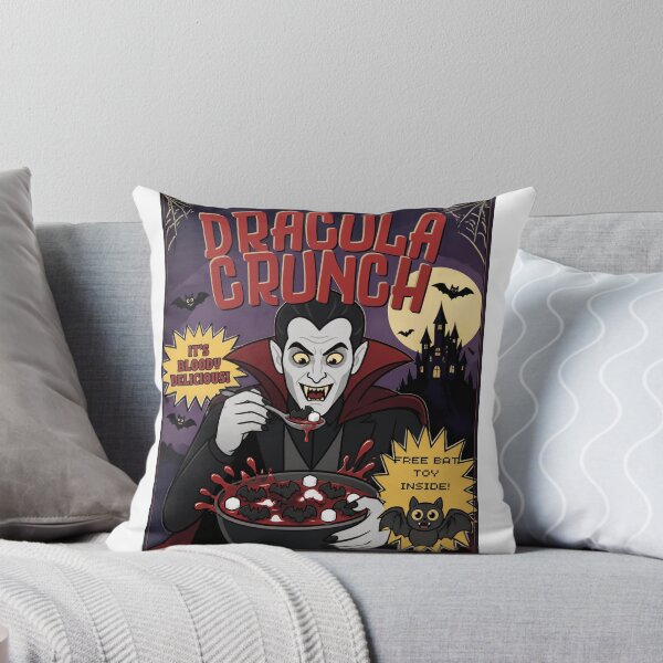 Item preview, Dracula Crunch Retro Vampire Cereal Box Parody designed and sold by clc7000.