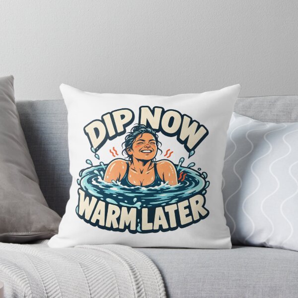 Item preview, Dip Now Warm Later Wild Swimmer designed and sold by Philippa Shop.