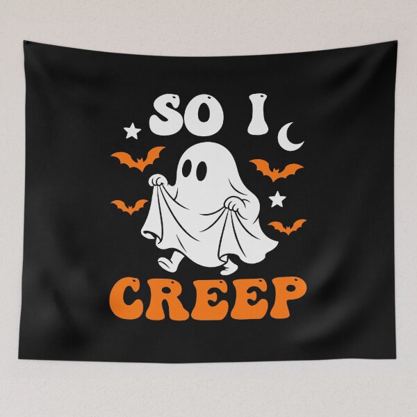 Item preview, So I Creep Ghost Halloween Funny Spooky Season Gift designed and sold by gunaone-design.