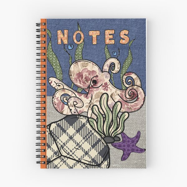 Item preview, Octopus Notebook designed and sold by Fern & Fable Studio.